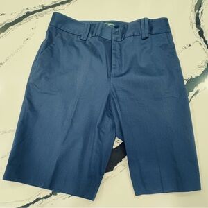 Lauren Ralph Lauren Navy Stretch Bermuda Shorts – Size 12